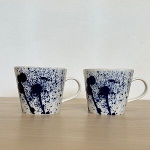Royal Doulton Blue and White Pacific Series Mugs